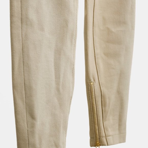 Escada Tavora Khaki Slim Twill Pants - Picture 7 of 12